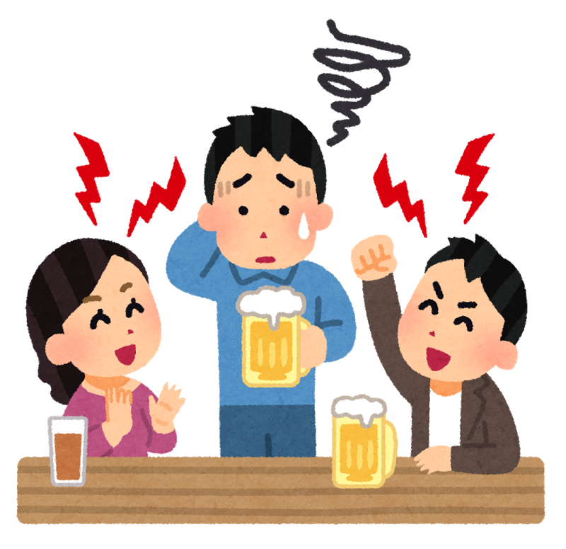 イッキ飲みの強要